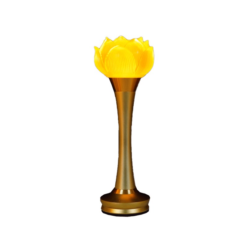 LONGDAN Fortune Golden Rechargeable Lamp 10 Inches