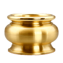 LONGDAN Minimalist Golden Incense Burner 6 Inches