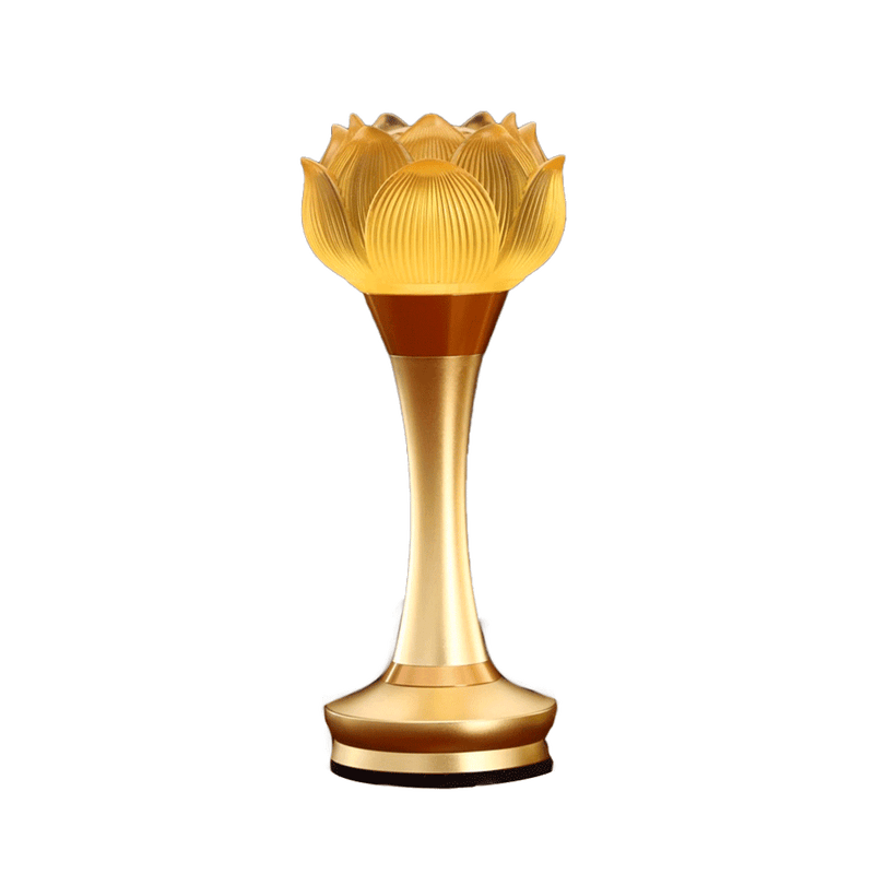 LONGDAN Fortune Golden Rechargeable Lamp 12 Inches