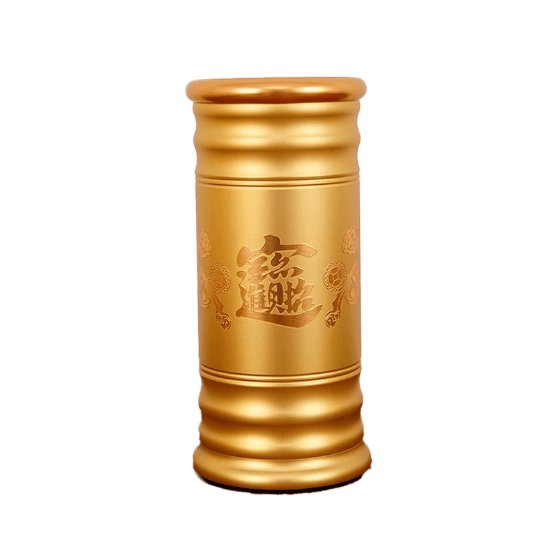 LONGDAN Fortune Golden Incense Holder 7 Inches