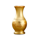 LONGDAN Fortune Golden Vase 9 Inches