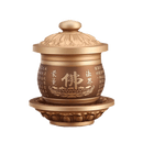 LONGDAN Bronze Engraved Cup 3 Inches