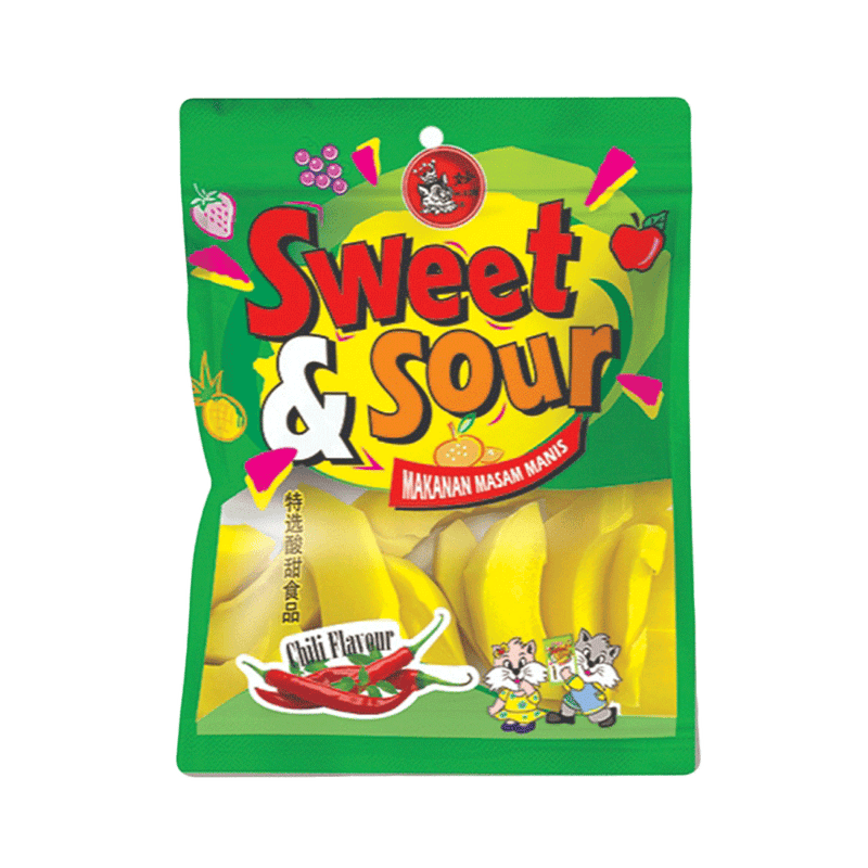 Sweet & Sour Preserved Mango(Chili) 70G.