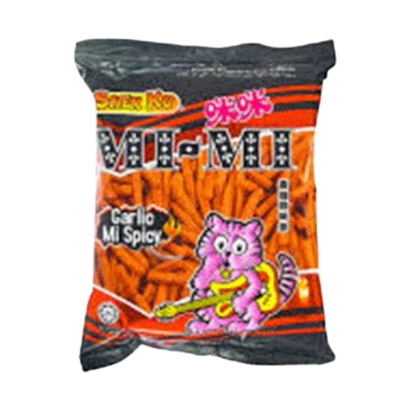 Snek Ku Mimi - Garlic Mi Spicy Snack 70g.