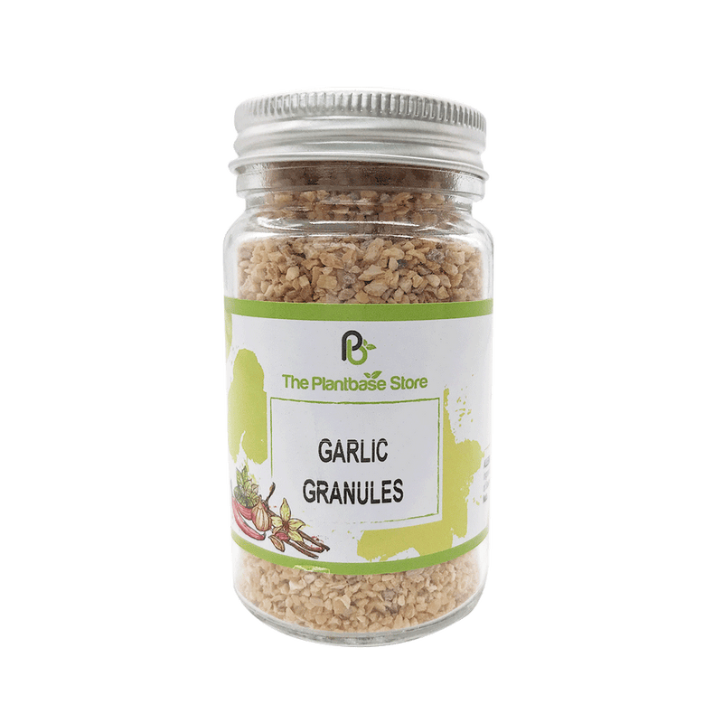 The Plantbase Store Garlic Granules 70g (Case 6)