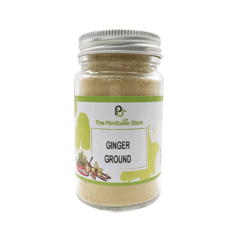 The Plantbase Store Ginger Ground 50g (Case 6)