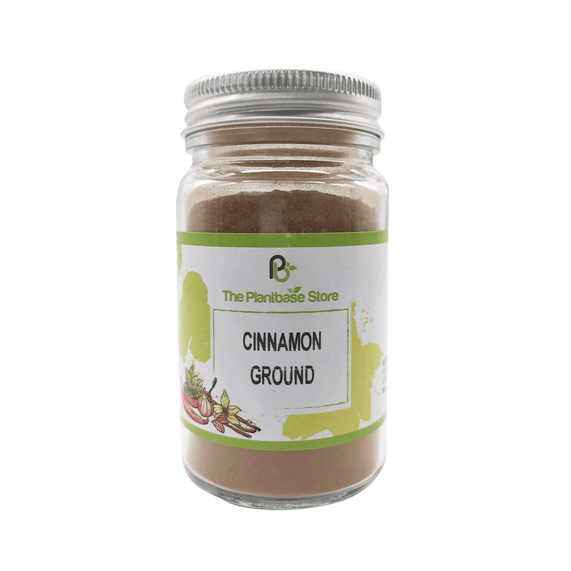 The Plantbase Store Ground Cinnamon 50g (Case 6)