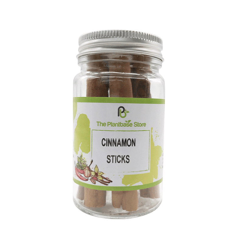 The Plantbase Store Cinnamon Sticks 18g (Case 6)