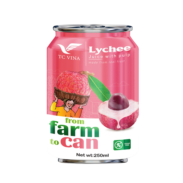 THANH CONG VINA Lychee Juice With Pulp 250ml