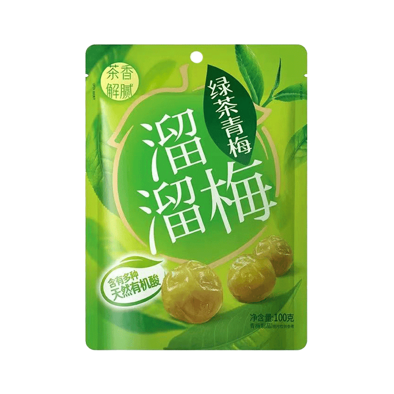 LIU LIU MEI Green Plum Green Tea Flavor 100g