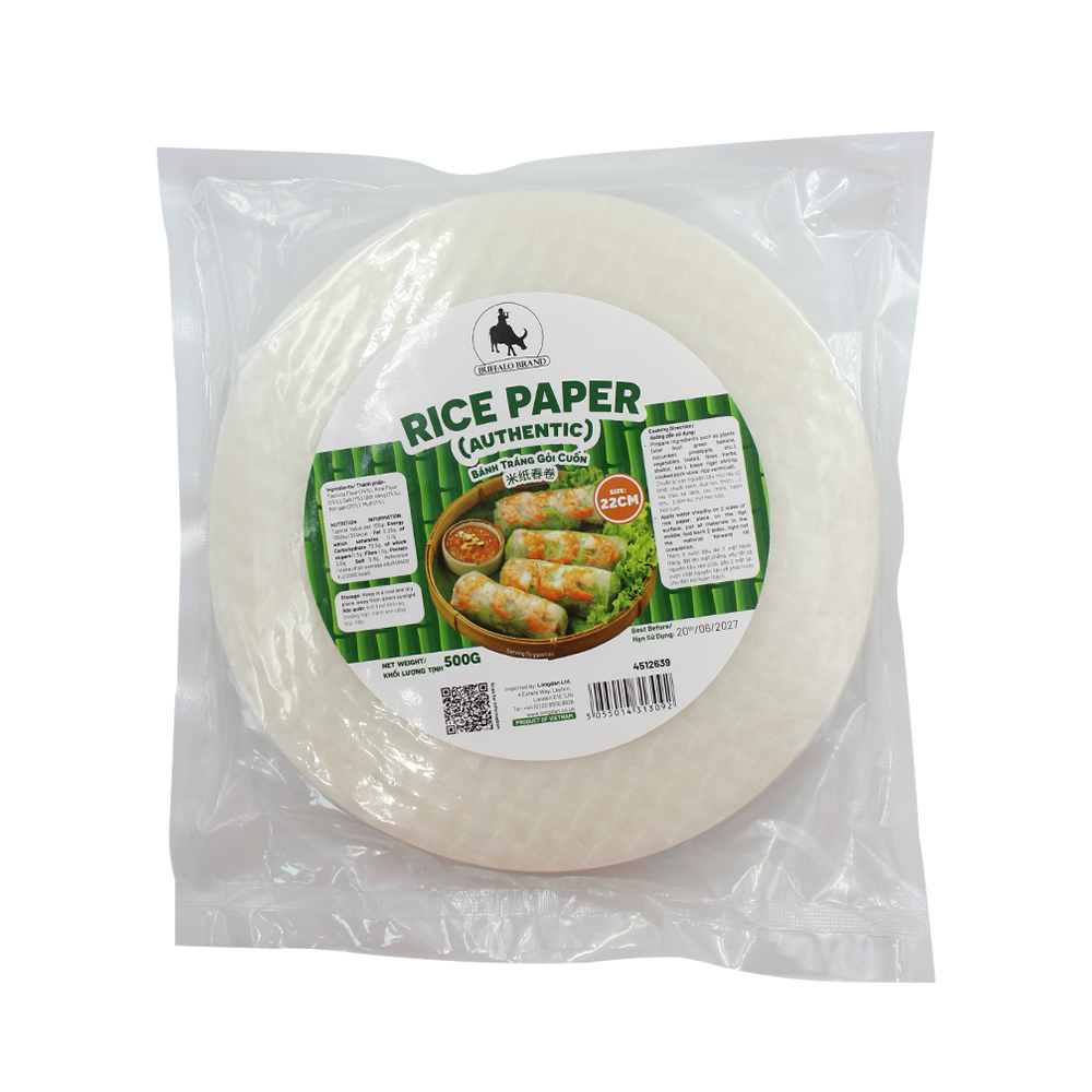 BUFFALO Rice Paper (Authentic) 22cm 500g