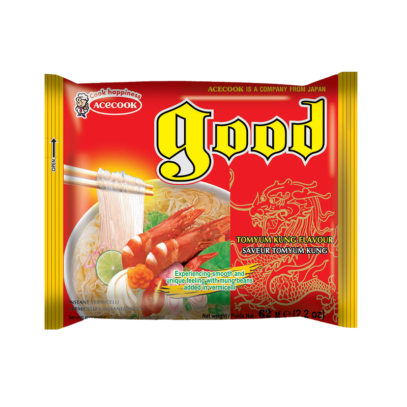 GOOD Vermicelli Tomyum Kung Flavor 62g (Case 48)