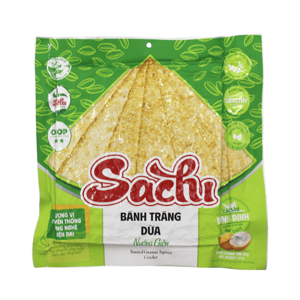 SACHI Toasted Coconut Tapioca Cracker 70g