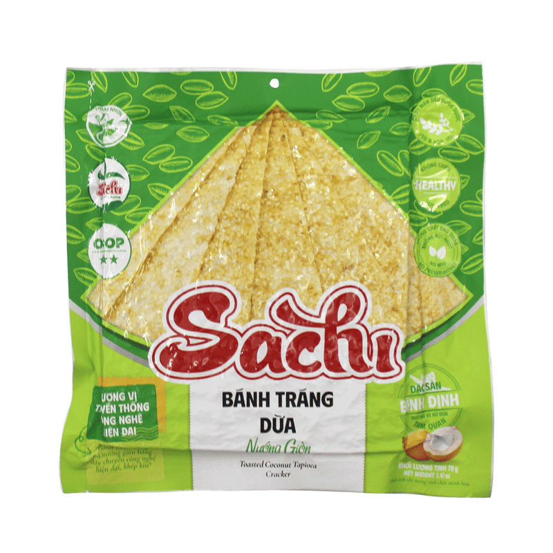 SACHI Toasted Coconut Tapioca Cracker 70g