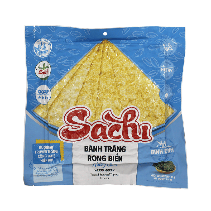 SACHI Toasted Seaweed Tapioca Cracker 45g