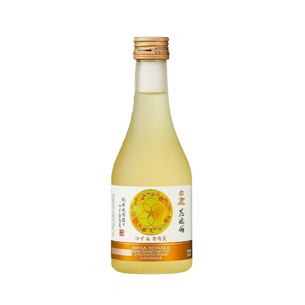 HAKUSHIKA Hanakohaku Rượu Sake Hương Vị Yuzu & Hyuganatsu Độ cồn 10.5% 300ml