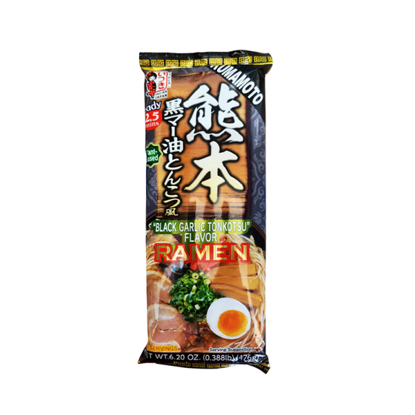ITSUKI Kumamoto Mì Ramen Tonkotsu Tỏi Đen 176g (Thùng 12)