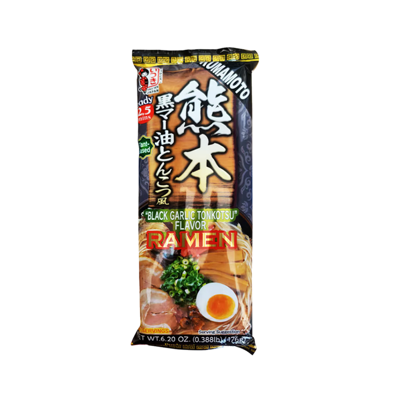 ITSUKI Kumamoto Mì Ramen Tonkotsu Tỏi Đen 176g (Thùng 12)