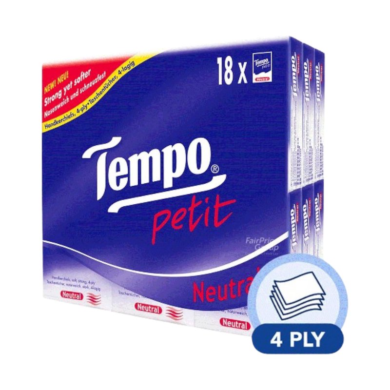 TEMPO Tissue Petit-Neutral (single pack)