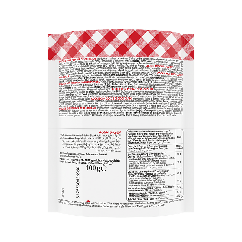 BONNE MAMAN Chocolate Chip Mini Cookie 100g