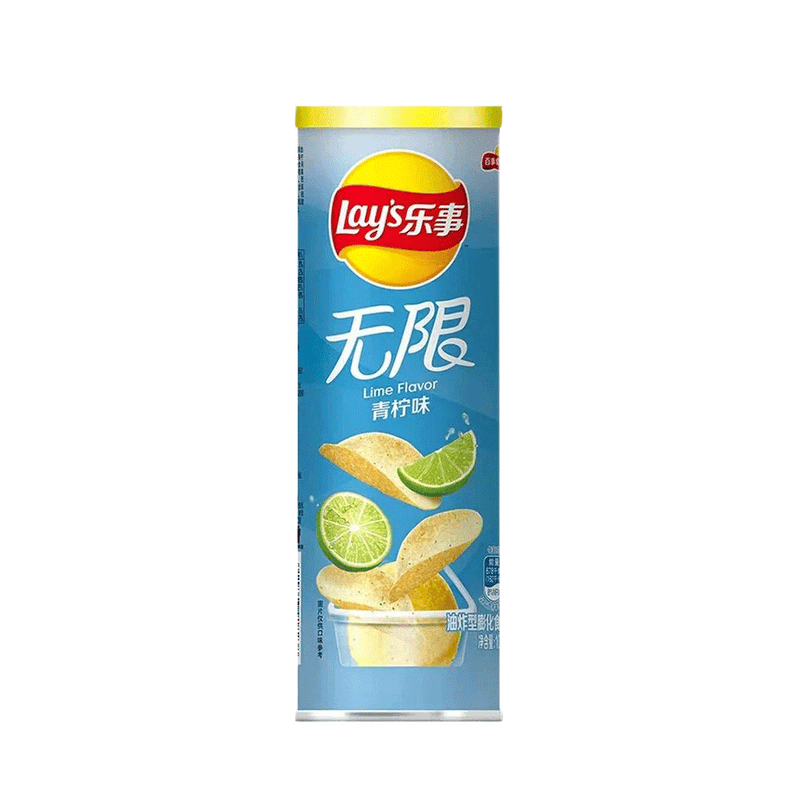 Lay's Potato Chips Lime 90g (Case 24)