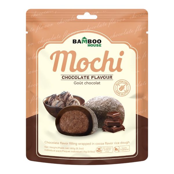 Bamboo House Chocolate Flavor Mochi 180g (Case 36)