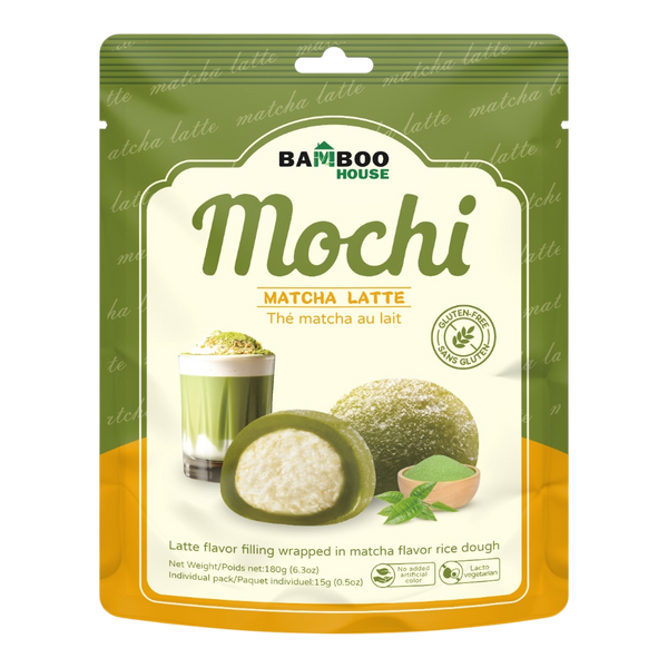 Bamboo House Matcha Latte Flavor Mochi 180g