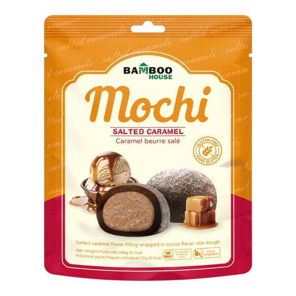Bamboo House Salted Caramel Flavor Mochi 180g (Case 30)