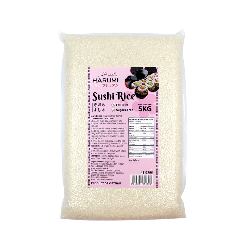 Harumi Sushi Rice 5kg (Case 2)