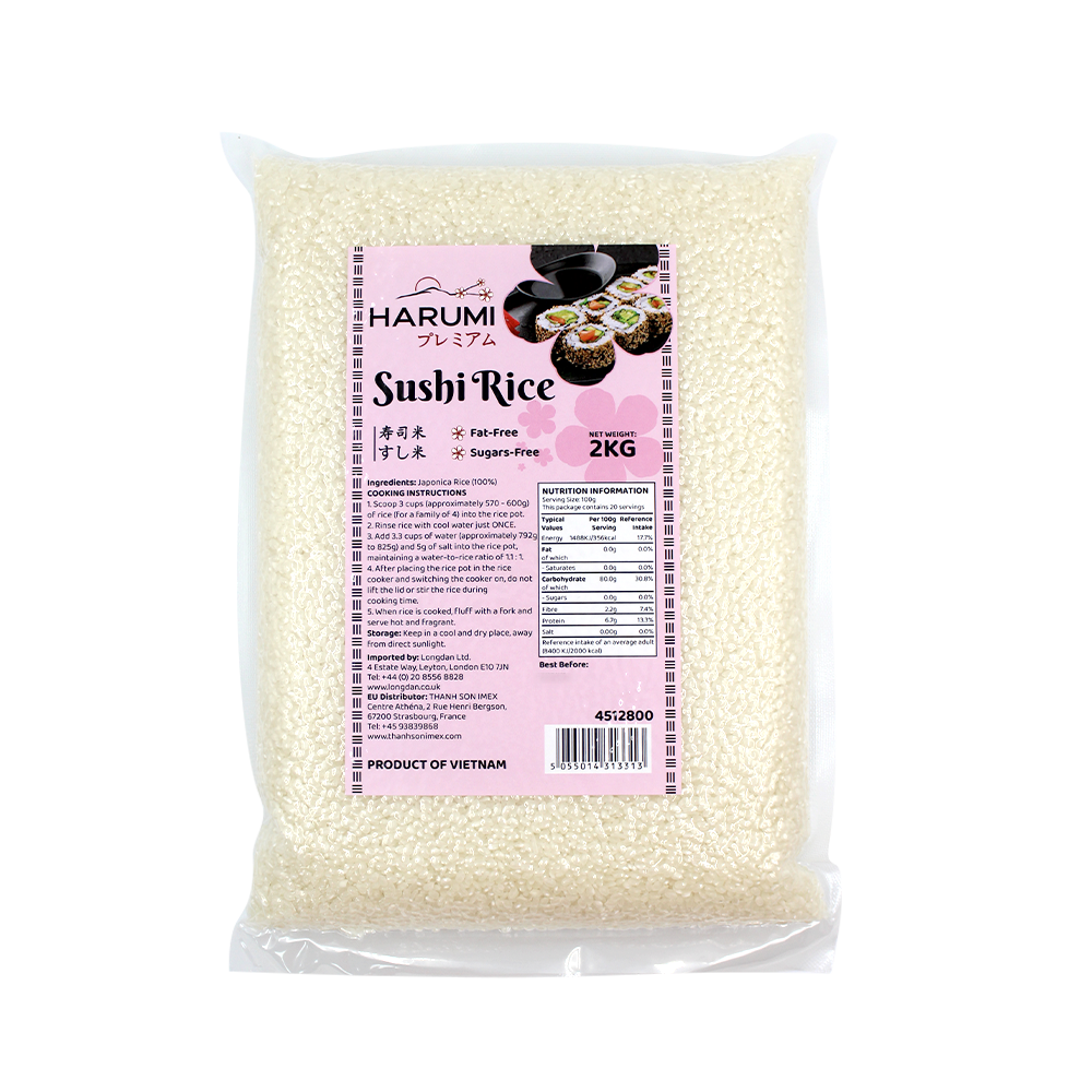 Hashimi Rice Harumi Sushi Rice 2kg (Case 5)