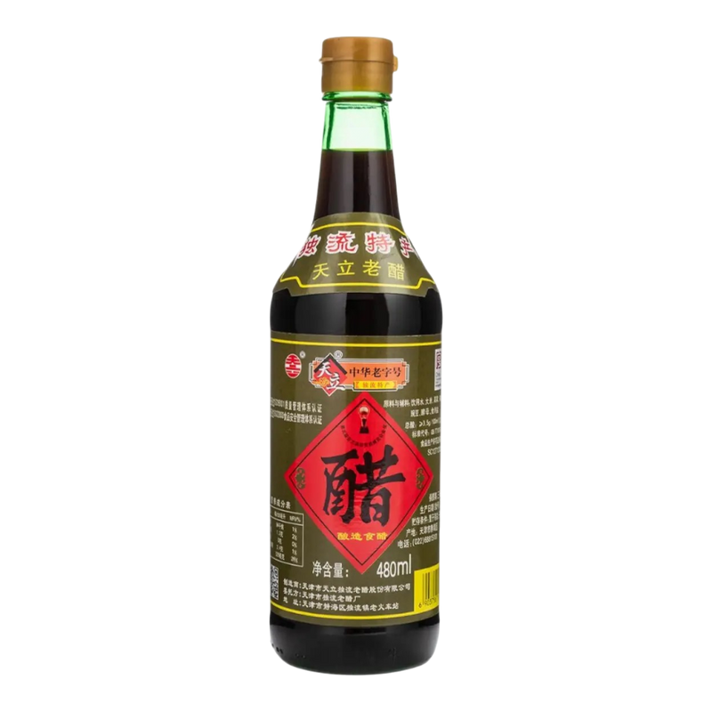 TIAN LI Black Vinegar 480ml (Case 20)