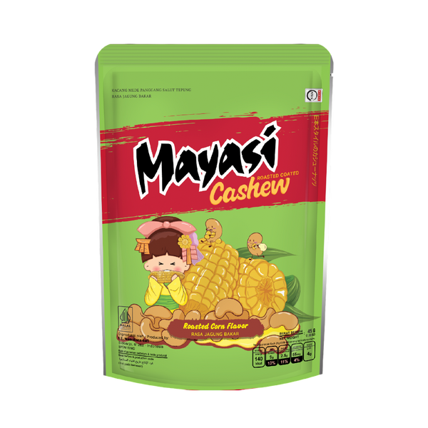 Mayasi Cashew Roasted Corn Flv 45g (Case 40)