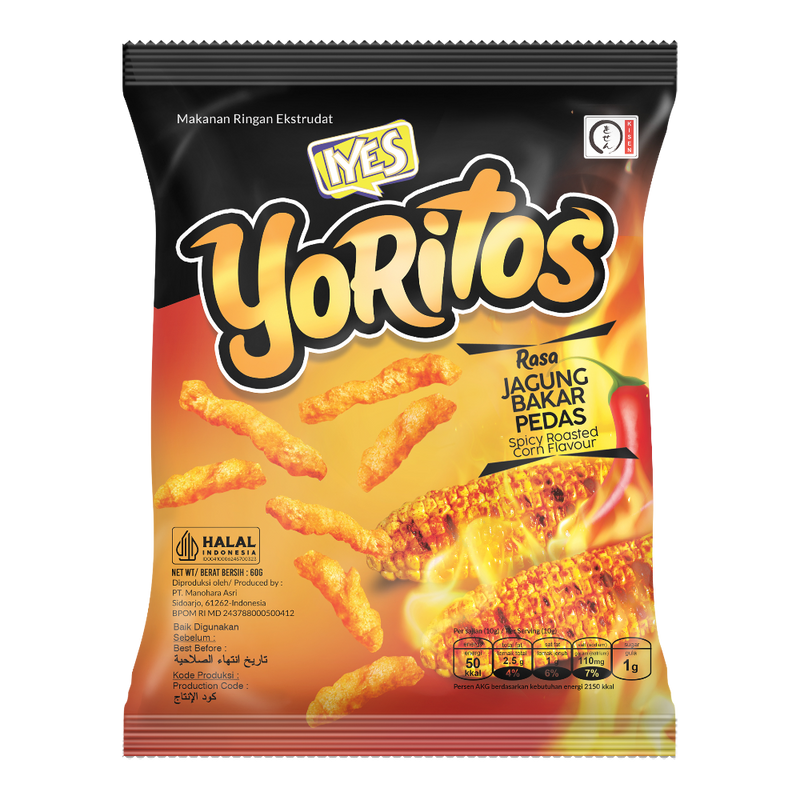 Iyes Yoritos - Spicy Corn Flv 60g
