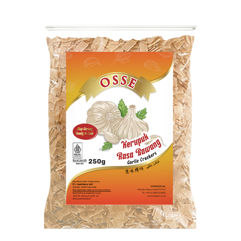 Osse Raw Garlic Crackers 250g