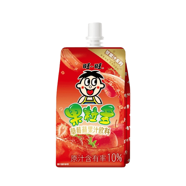 WANT WANT - Nata De Coco Fruit Drink (Strawberry Flavour) 250ml (Case 24)
