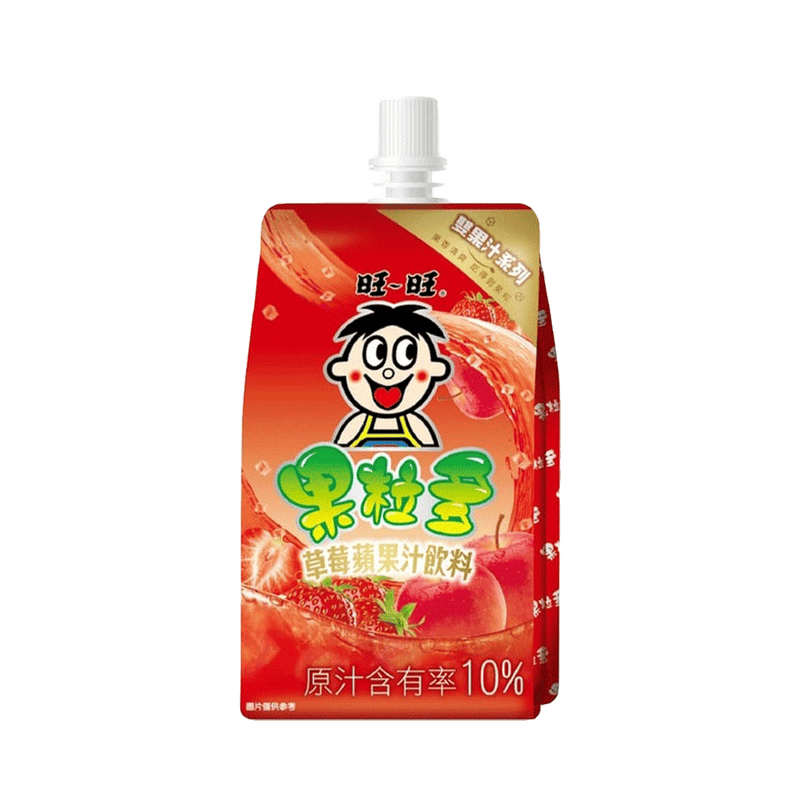 WANT WANT - Nata De Coco Fruit Drink (Strawberry Flavour) 250ml (Case 24)