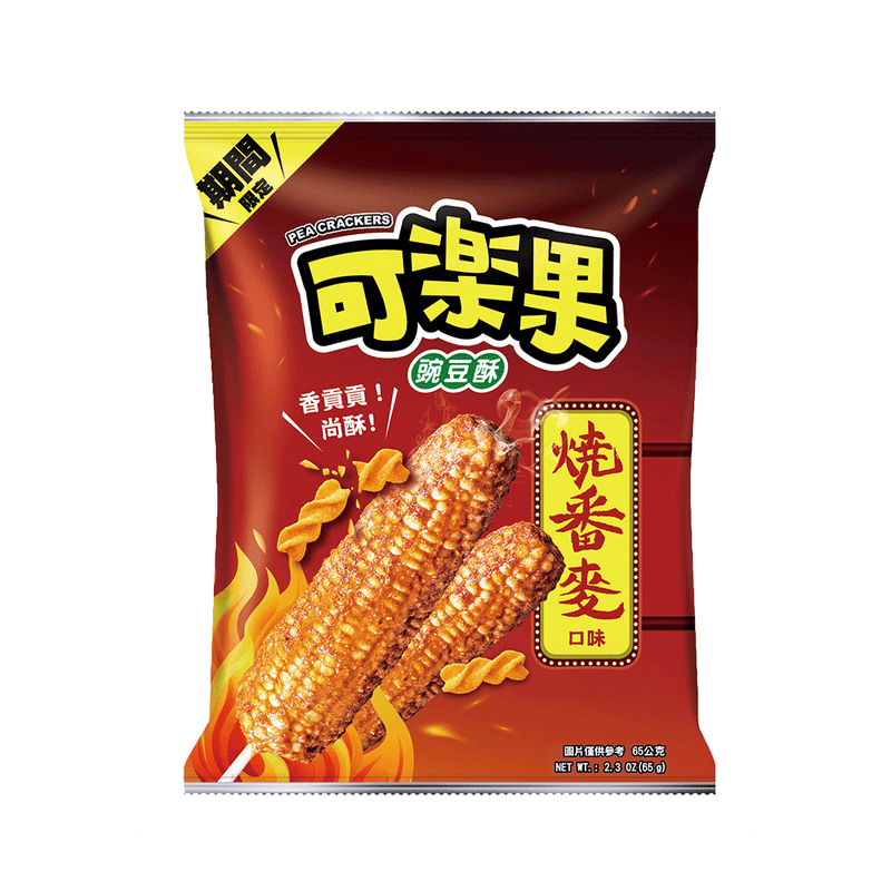 Lianhwa - Pea Crackers (Grilled Corn Flavour) 65g (Case 12)