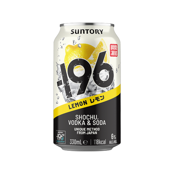 SUNTORY Minus 196 Lemon Shochu, Vodka & Soda (ABV 6%) 330ml