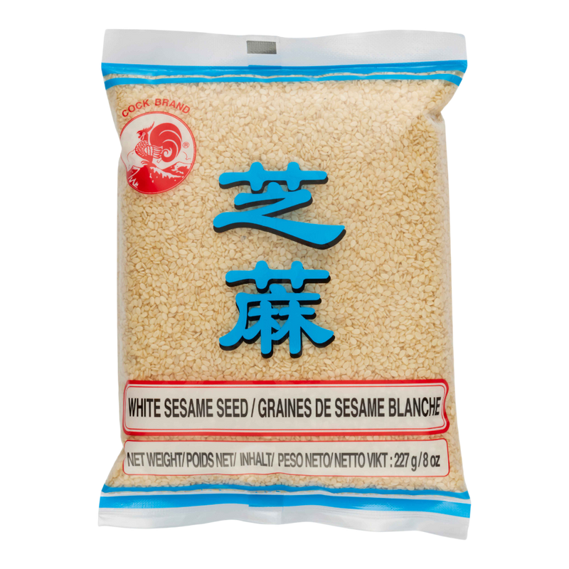 COCK BRAND White Sesame Seeds 227g