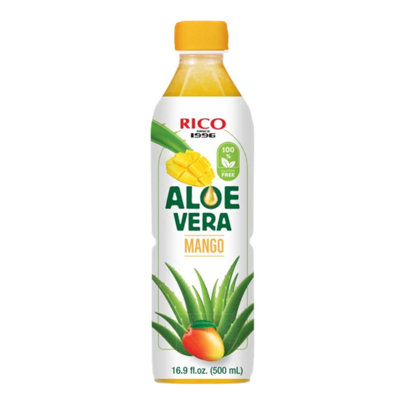 Rico- Aloevera Drink (Mango Flavor) 500ml (Case 24)