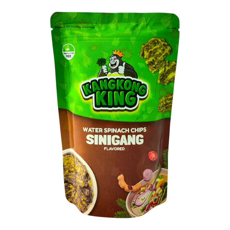 KANGKONG KING Crispy Spinach Chips - Sinigang Flv 60g (Case 24)