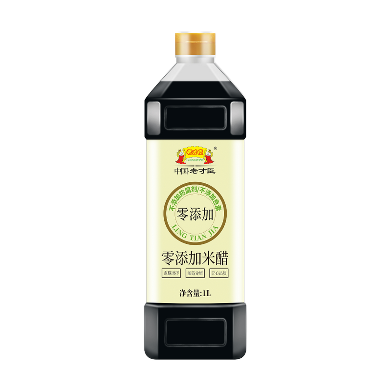 LAO CAI CHEN Rice Vinegar - Zero Additives 1L (Case 12)