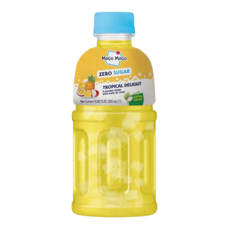 MOGU MOGU Nata De Coco Drink Tropical Delight Flavour Zero Sugar 320ml (Case 24)