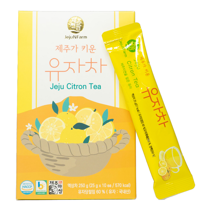 JEJU JAYEON Trà Chanh Jeju Dạng Que 10T 250g (Thùng 36)