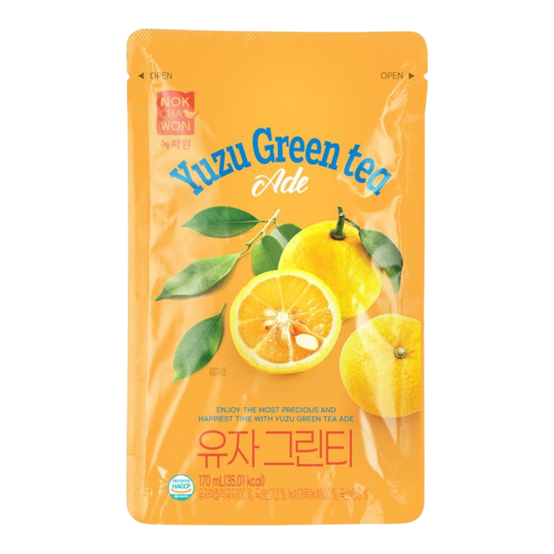 NOKCHAWON Trà Xanh Yuzu Ade 170ml