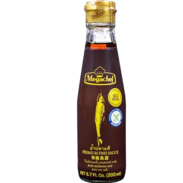 MEGACHEF Premium Fish Sauce (Brown Label -  Original Taste) 200ml