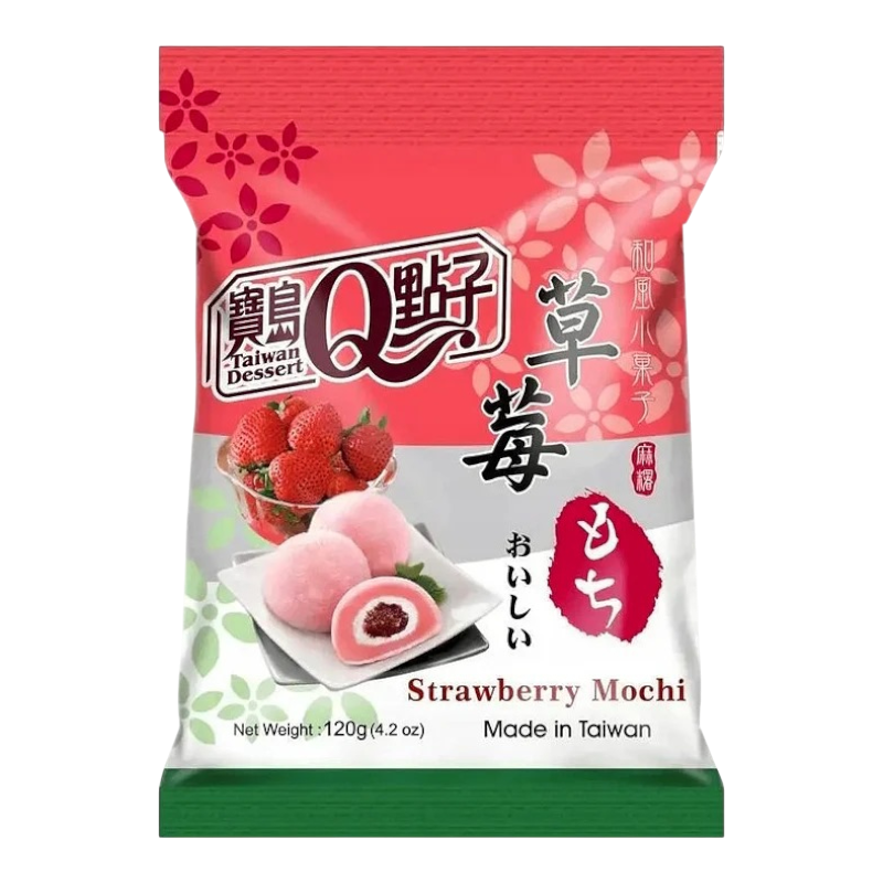 Q Mochi - Strawberry Flavour 120g (Case 24)