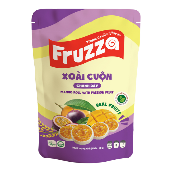 FRUZZA Mango Roll With Passion Fruit 50g (Case 60)