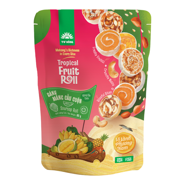 TU BONG Soursop Roll 80g (Case 50)