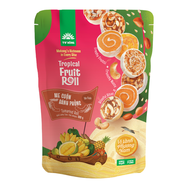 TU BONG Tamarind Roll 100g (Case 50)